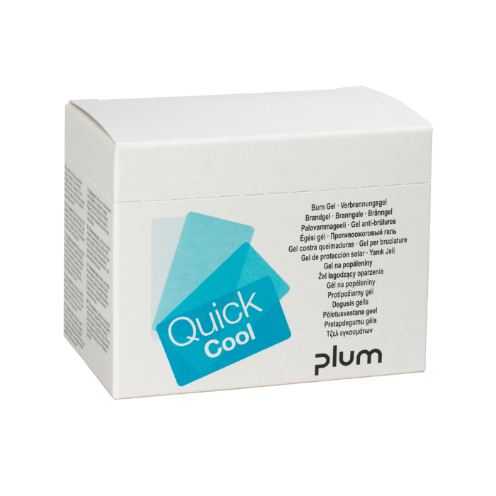 Plum QuickCool, brenngelé, hvit, 6 x 18 Stykk, SFM-T5150
