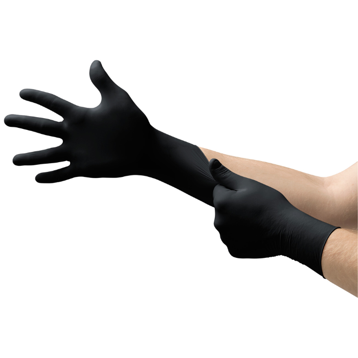Ansell Microflex Midknight Touch 93-732, nitrilundersøkelseshansker, 10 x 100 Stykk, SFM-0417P