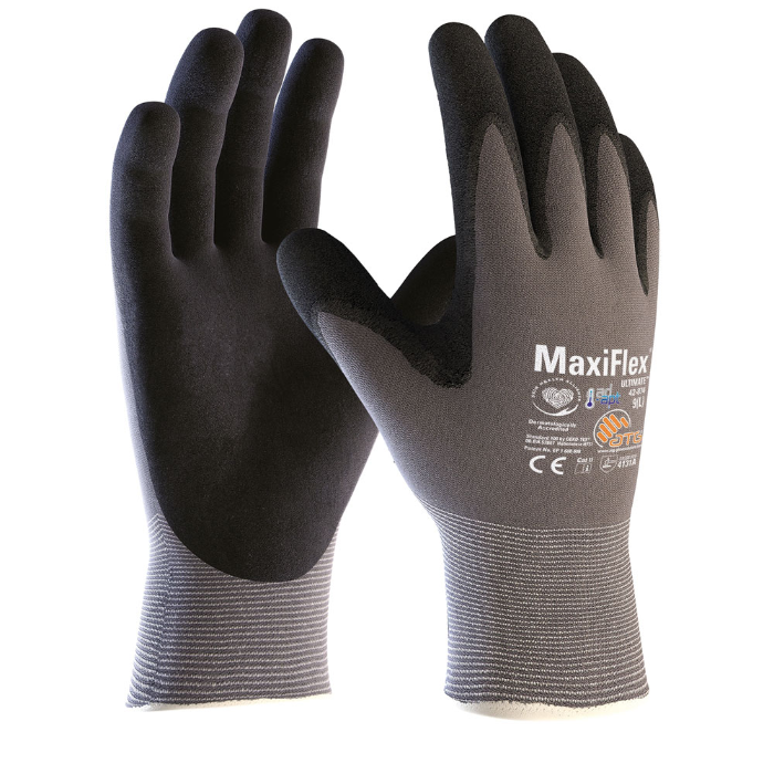 ATG MaxiFlex Ultimate AD-APT 42-874, nylonstrikkede hansker, 12 x 12 par, SFM-0452P