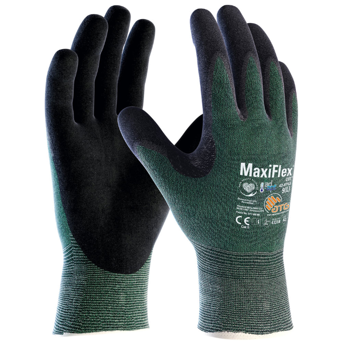 ATG MaxiFlex CutAD-APT 42-8743, kuttbeskyttende strikkede hansker, 6 x 12 par, SFM-0446P
