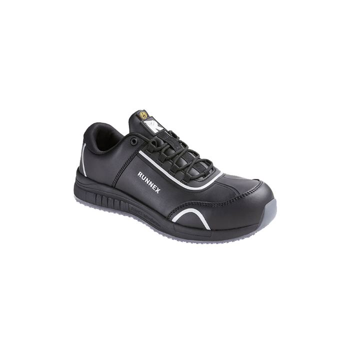RUNNEX SportStar 5348, sikkerhetshalvsko S3S ESD, svart, 1 x 1 par, SFM-0981P