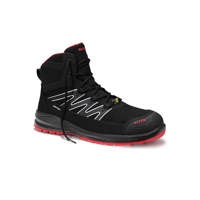 ELTEN MARTEN XXSports Pro svart Mid 768131, sikkerhetsstøvler S3 ESD, 1 x 1 par, SFM-0654P