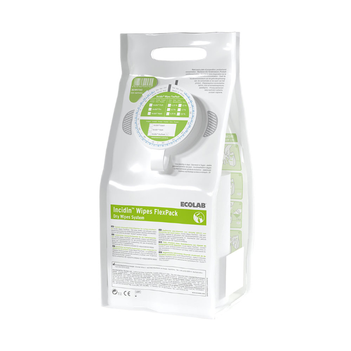 Ecolab Incidin Wipes FlexPack, dispenser for engangsservietter, 6 x 99 Stykk, SFM-0091P