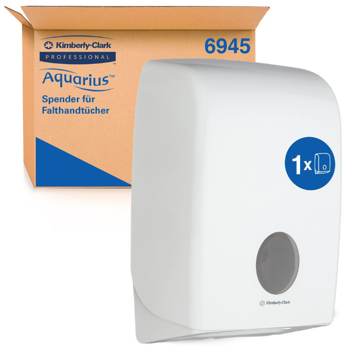 Kimberly Clark Professional Aquarius brettet håndkledispenser, 1 x 1 Stykk, SFM-1213P
