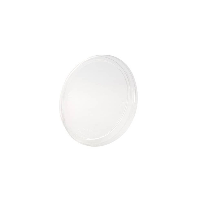 Green Box PLA 14,3 cm rundt lokk, klar, 600 stykker, SGB-DFC01101