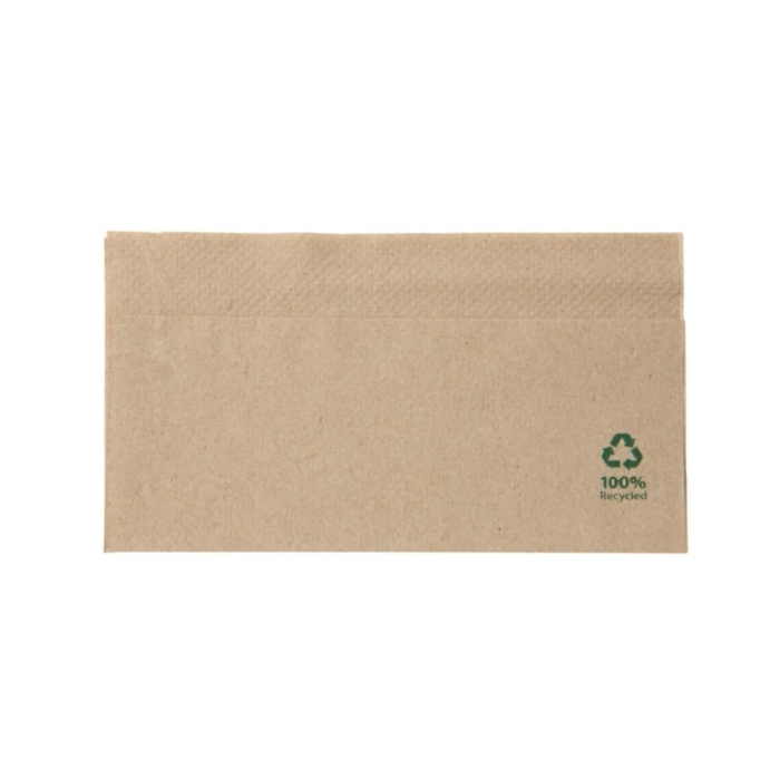 Green Box 1-lags 1/8 brettet 32 x 32 cm rPapirservietter, naturlig, 6000 stykker, SGB-DSE02805