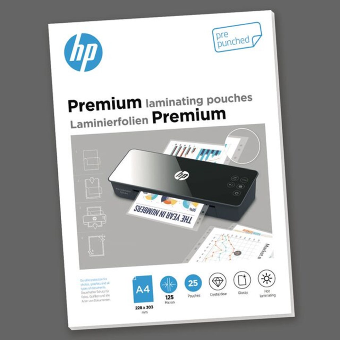 HP Lamineringslomme Premium – Beskytter Dokumenter (HP9122, 10 Eske)
