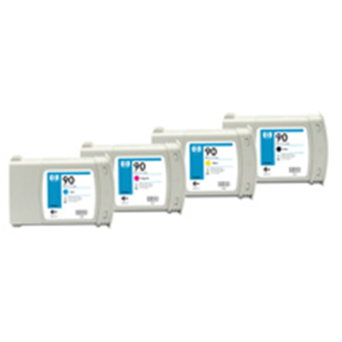 HP No90 skriverhode og rengjøringssett (svart, cyan, magenta, gul), SDC-166