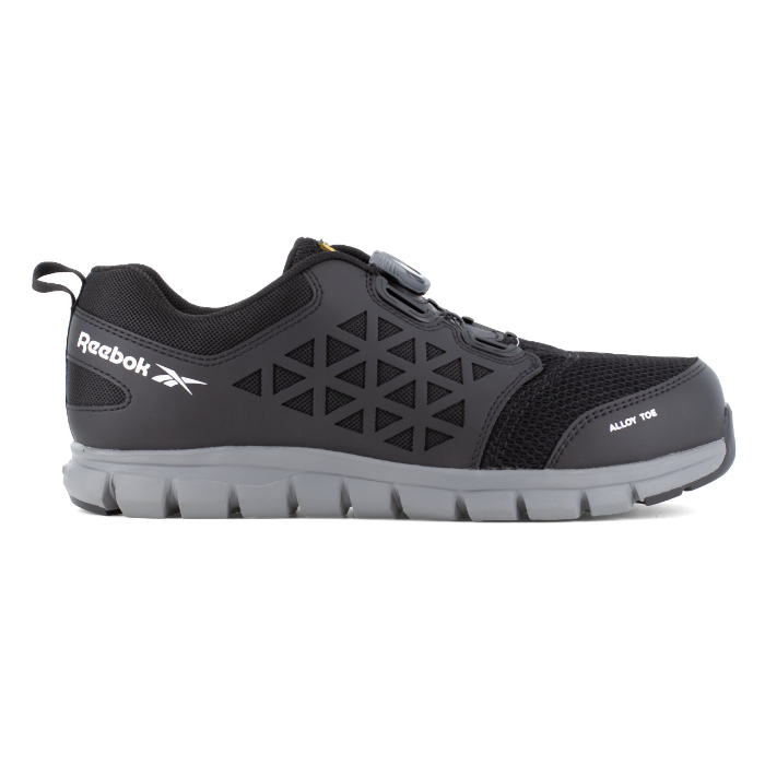Reebok Atletisk Sikkerhetssko – Lett og Fleksibel (S1P, Black, Størrelser 36-47), 1 Par, SWB-011