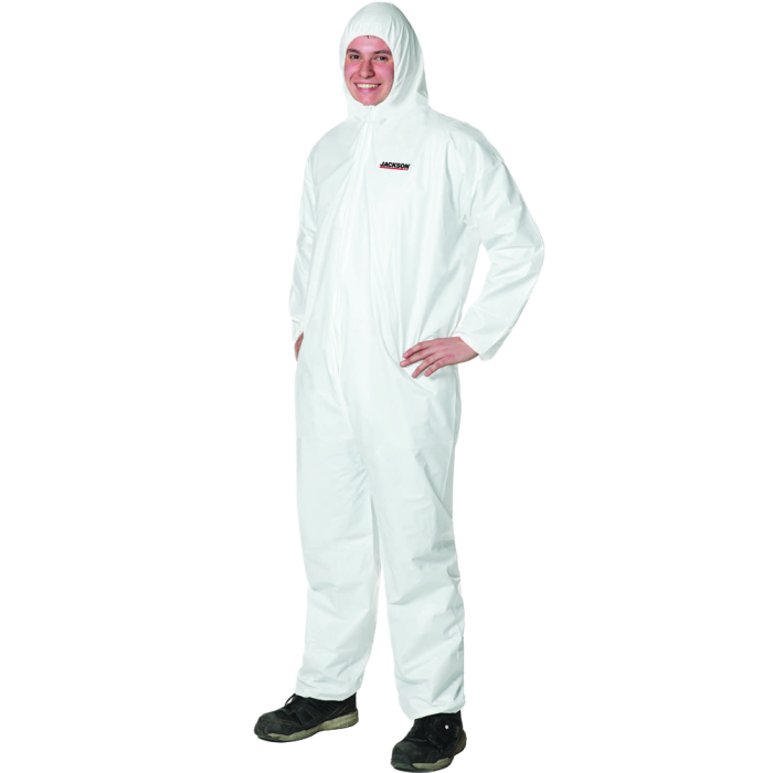 Jackson Safety Antistatisk mikroporøs kjeledress til engangsbruk, 50 stykker, SJS-20650