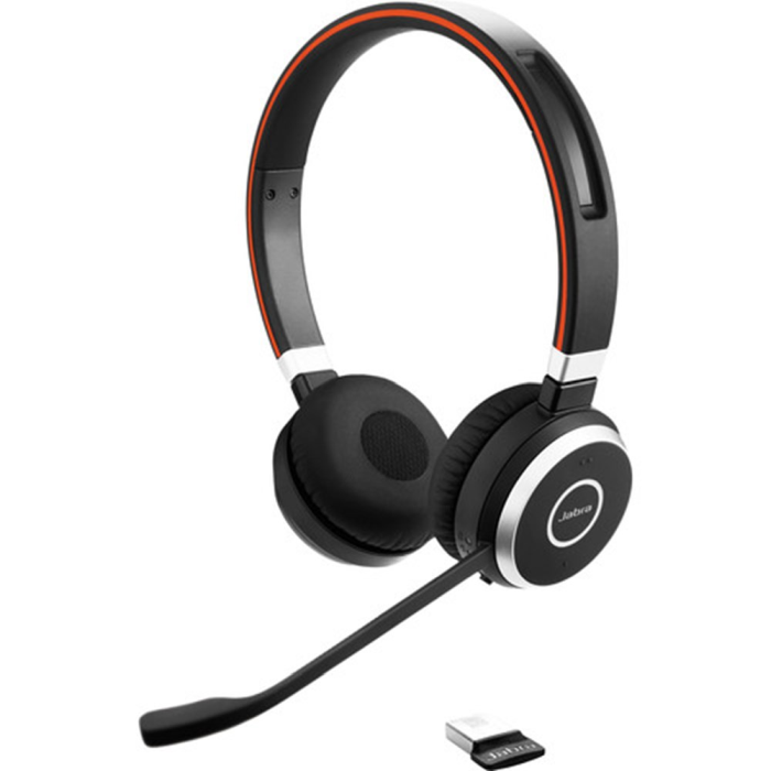 Jabra Evolve 75 Headset – Enestående Lyd, Aktiv Støydemping (JAB00009, 1 Eske)
