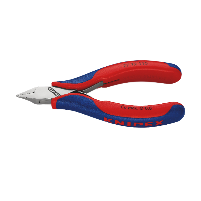 Knipex Electronics Sidekutter, Med gjennomboret ledd, 1 Stykk, SKC-005