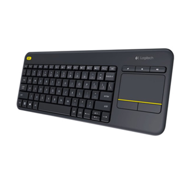 Logitech K400 Plus Tastatur – Trådløs, Integrert Pekeplate (LOG920007141, 1 Eske)