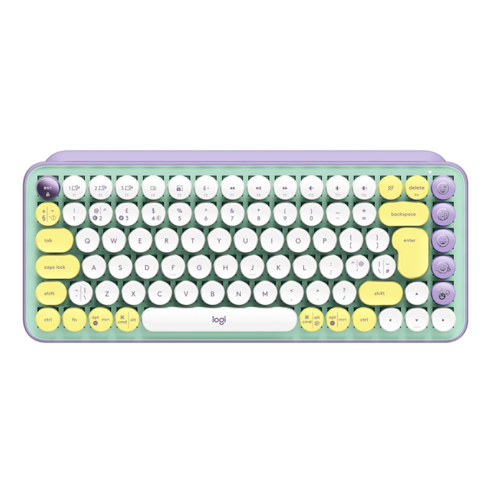 Logitech POP Keys Tastatur – Unik Design, Lang Batterilevetid (LOG920010732, 1 Eske)