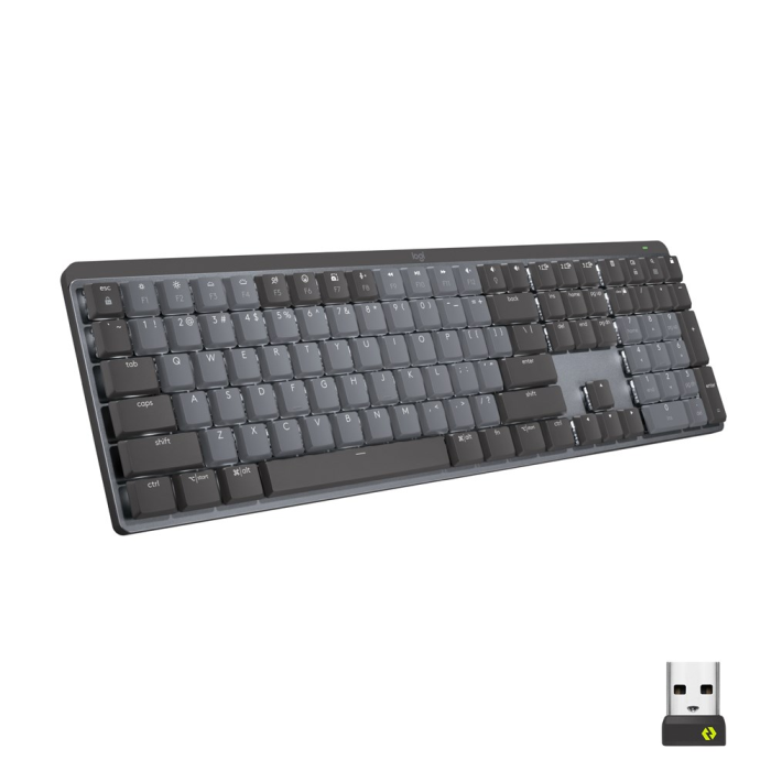 Logitech MX Mechanical Wireless Illuminated Performance Keyboard - Graphite (Nordisk), SDC-842