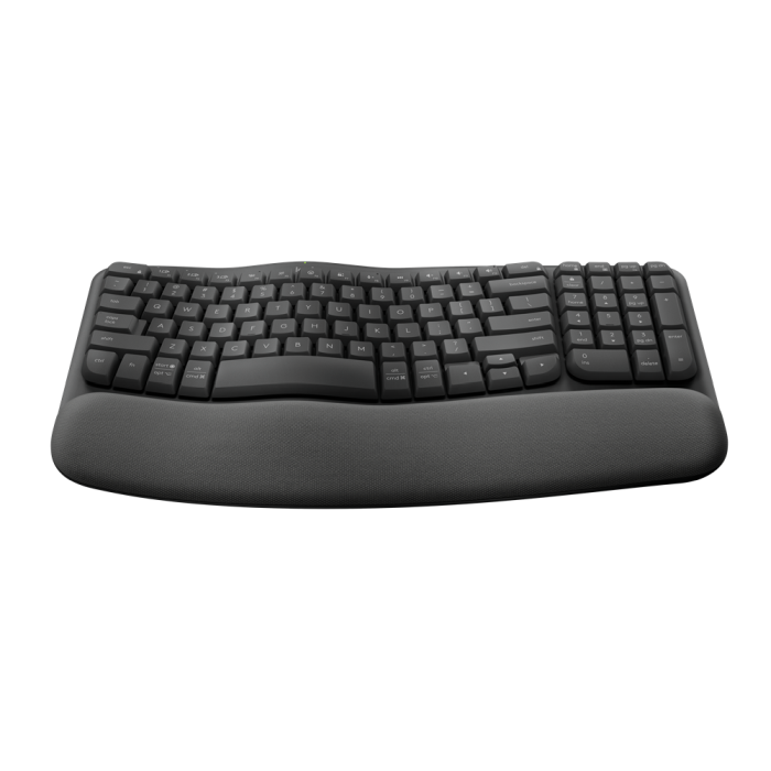 Logitech Wave Keys for Business – Ergonomisk Design (LOG920012332, 1 Eske)