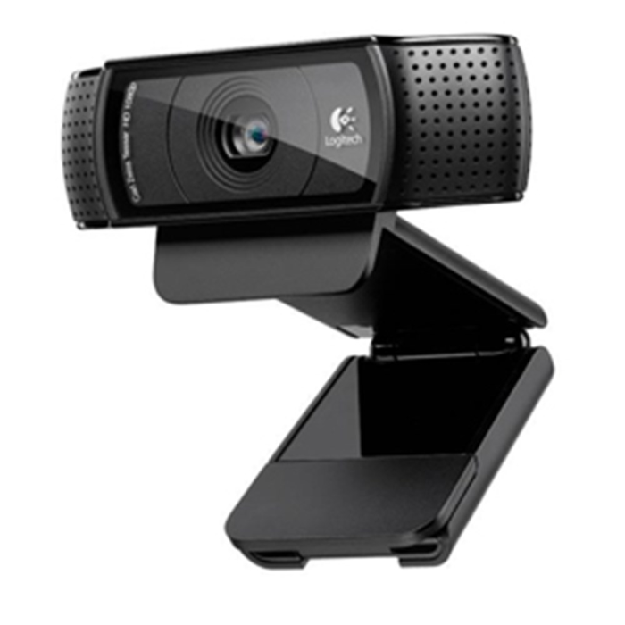 Logitech C920 HD Pro Webcam – Full HD 1080p, Støydemping (LOG960001055, 1 Eske)