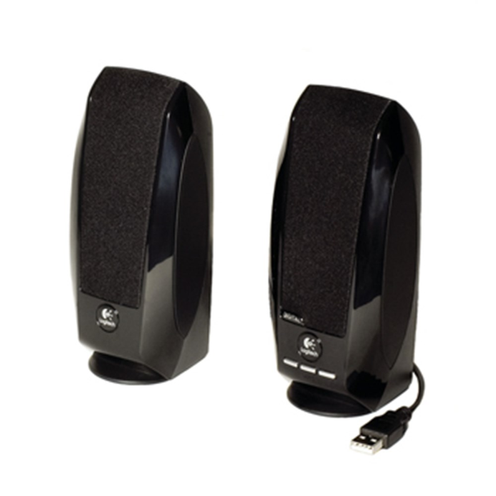 Logitech S150 2.0 Høyttalersystem – Rik Digital Lyd (LOG980000029, 1 Eske)