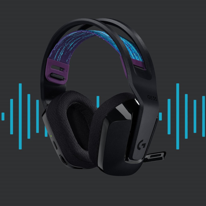 Logitech G535 LIGHTSPEED Trådløst Gaming Headset, SDC-675