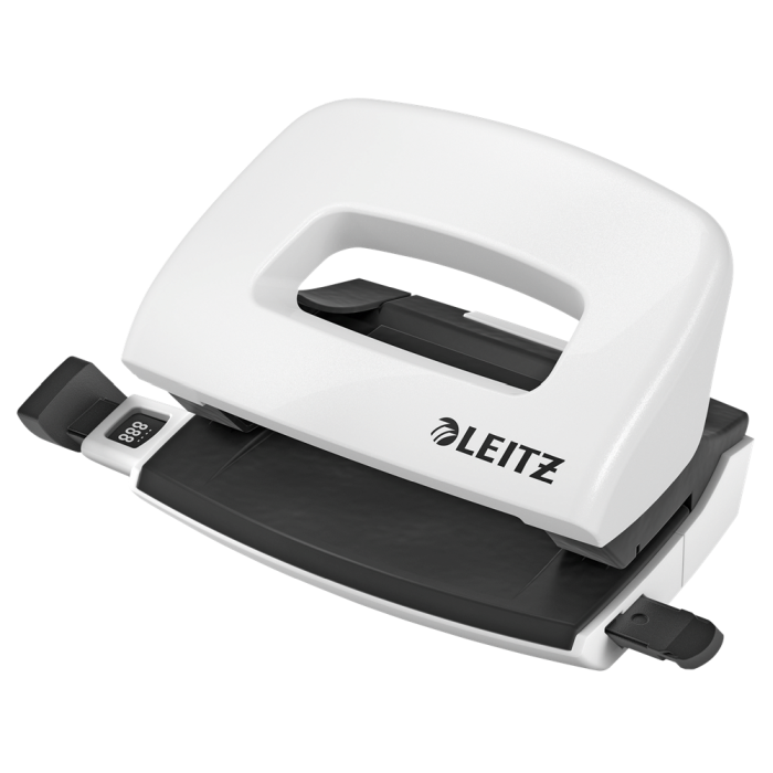 Leitz Hullemaskin Mini – Ergonomisk, Kompakt (LTZ50601001, 1 Eske)