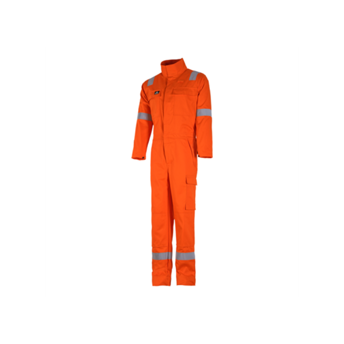 Bulldog Kjeledress – Flammehemmende, Høy Slitestyrke, Oransje, Størrelser 42-68, SBD-5208-BPW