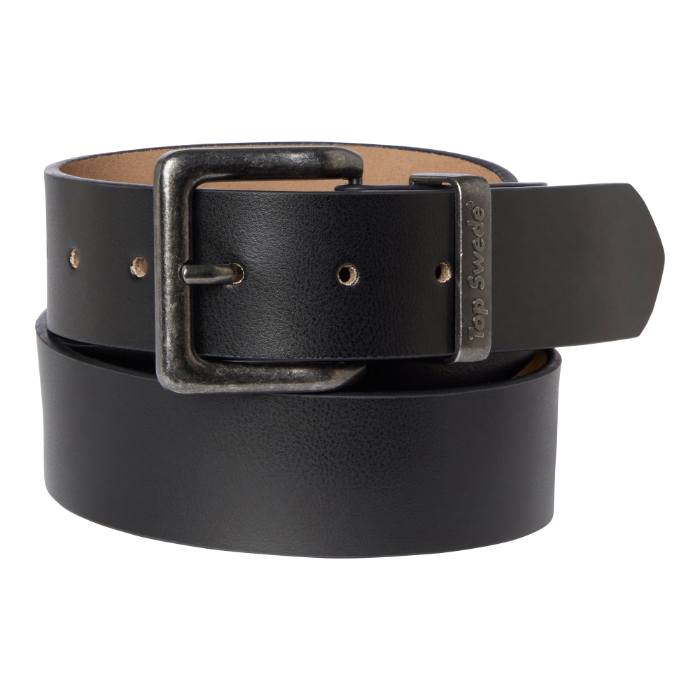 Top Swede Lærbelte – Kraftig Kvalitet (1001320, Svart, Unisex, 1 Stykk, størrelse-One Size)