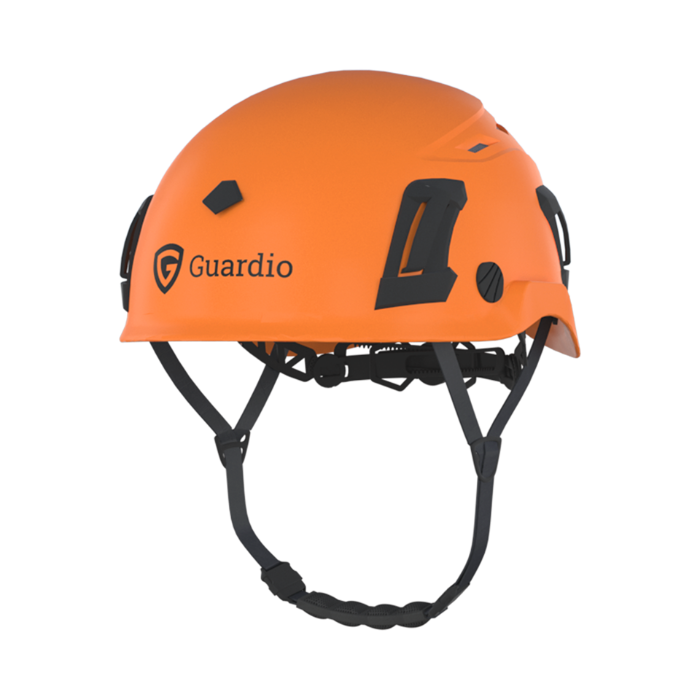Guardio Armet fluorescerende sikkerhetshjelm, unisex, 53-63 cm, flammende gul og oransje, SBG-1001673