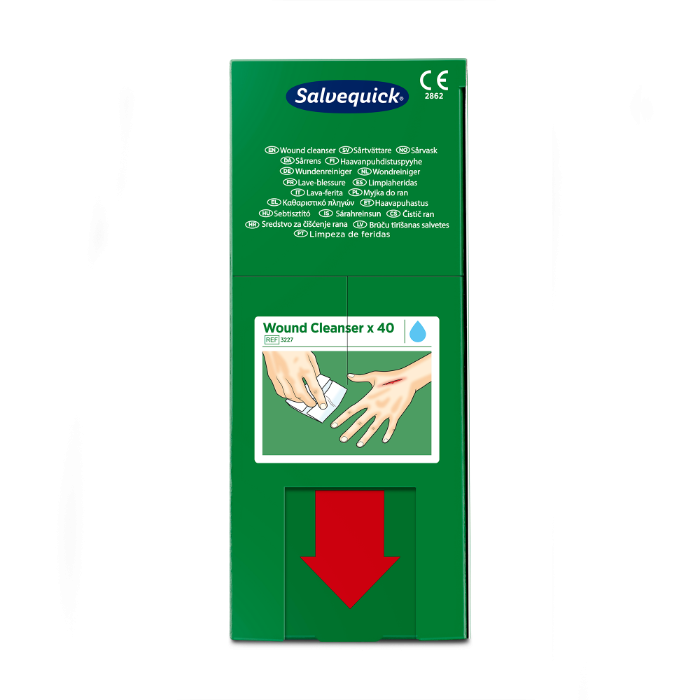 Cederroth Wound Cleanser – Steril, Enkel Å Bruke (1002279-307, Grønn, 1 Stykk, størrelse-Standard)