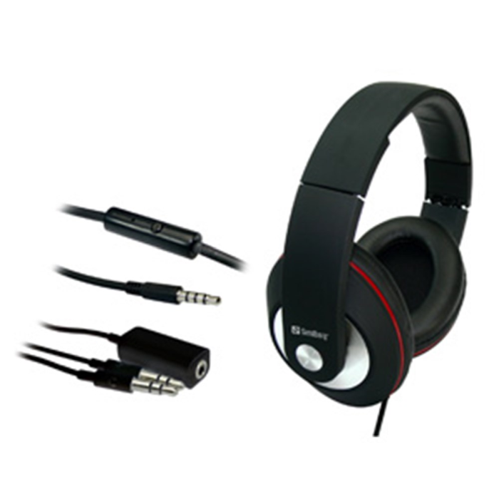 Sandberg Play'n Go Hodetelefoner – Flott Lyd, Komfortabel Design (SDG125-86, 1 Eske)