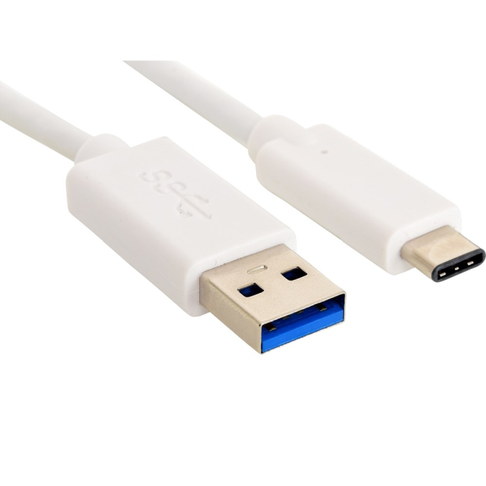 Sandberg USB-C til USB-A 3.0-kabel, hvit, SDC-1096