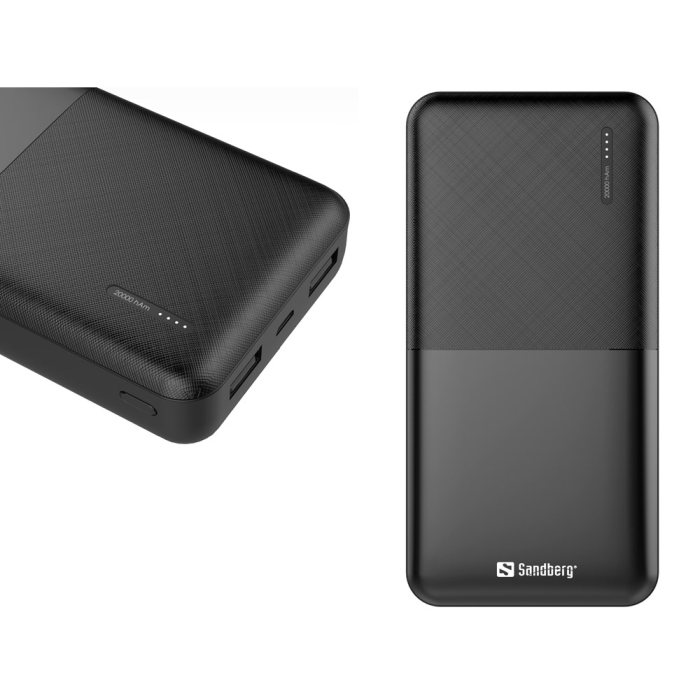 Sandberg Saver PowerBank - Svart, SDC-1103