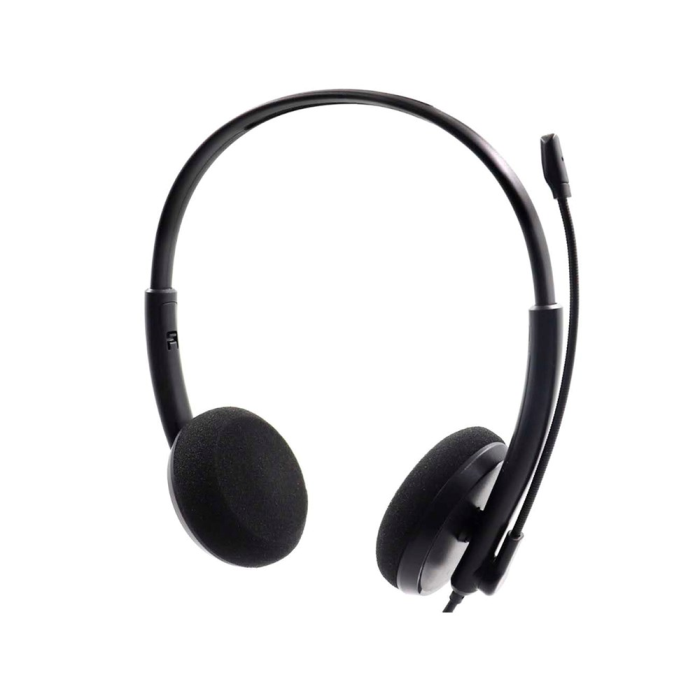 Sandberg MiniJack Hodemikrotelefon – Flott Lyd, Justerbar (SDG325-41, 1 Eske)
