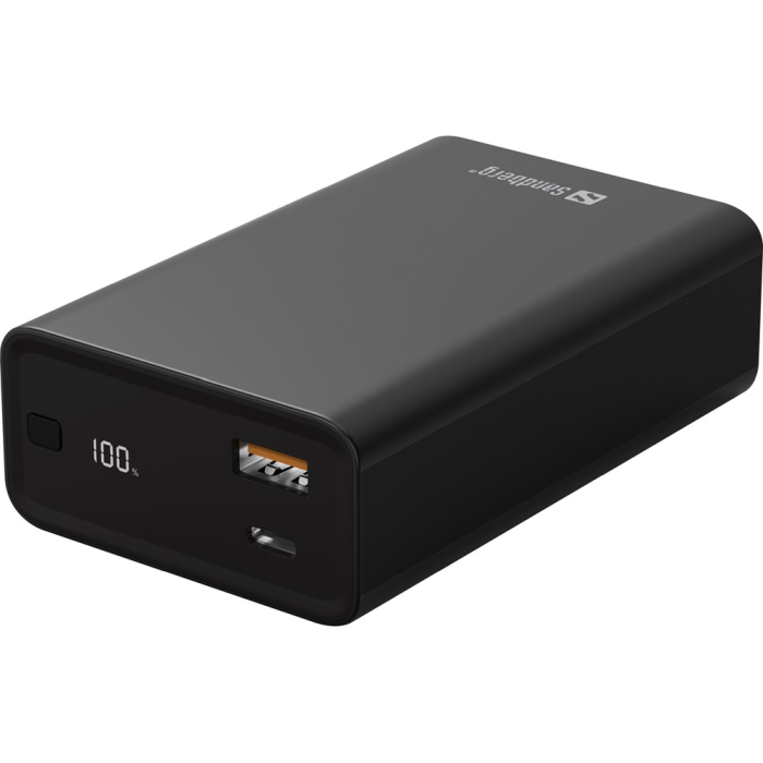Sandberg Travel Powerbank – Rask Lading, Stor Kapasitet (SDG420-95, 1 Eske)