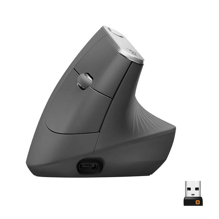 Logitech MX Vertical Ergonomic Wireless Mouse Series, 1 Stykk, SEN-910-005448