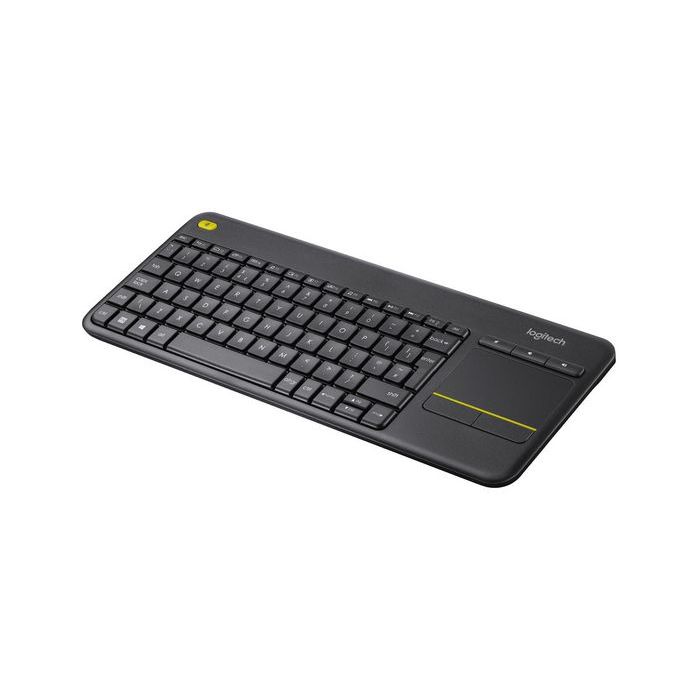 Logitech Wireless Touch Keyboard K400 Plus, svart og hvitt, flerspråklig, 1 Stykk, SEN-703