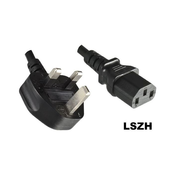 MicroConnect strømkabel UK Type G - C13, C5, C7 (0,5-5m), 1 Stykk, SEN-365