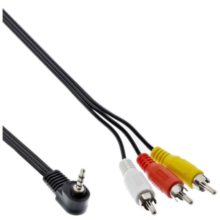 MicroConnect lyd/video kabel 3,5 mm 4-pins hann til 3x RCA for digitalt videokamera 1,5 m, 1 Stykk, SEN-W125849279