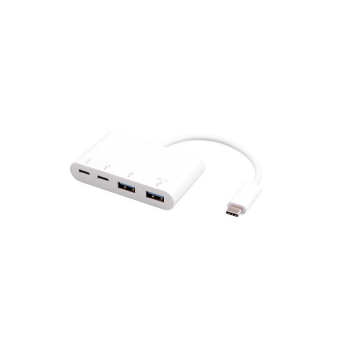 eSTUFF USB-C til 2 x USB 3.0 og 2 x USB-C 3.1, 1 Stykk, SEN-W126695442