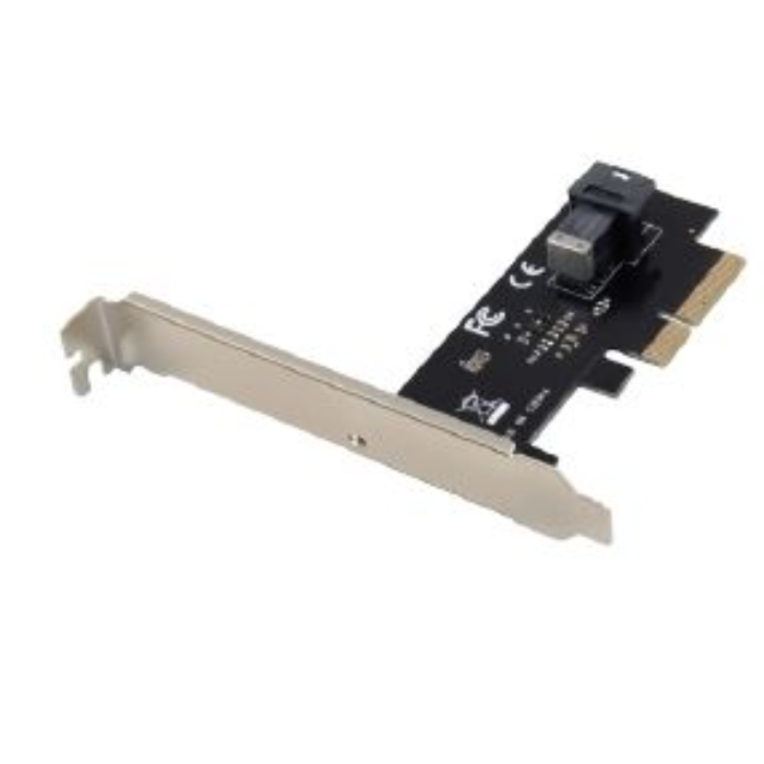 MicroConnect PCIe X4 1 x SFF-8643 NVMe SSD Utvidelseskort, 1 Stykk, SEN-W128609510