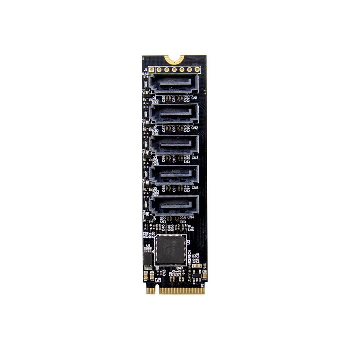 MicroConnect M.2 Key M SATA3.0 utvidelseskort, 1 Stykk, SEN-W128788674