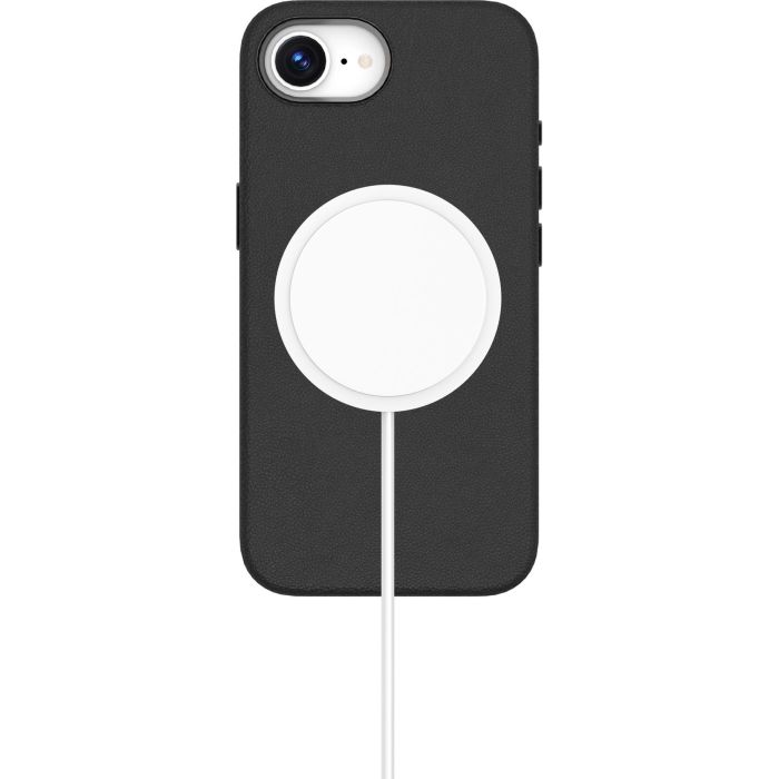 eSTUFF iPhone 16 & 16 Pro INFINITE VENICE Magnetisk Læderdeksel - Svart & Brun - 86% Resirkulert Materiale, 1 Stykk, SEN-043