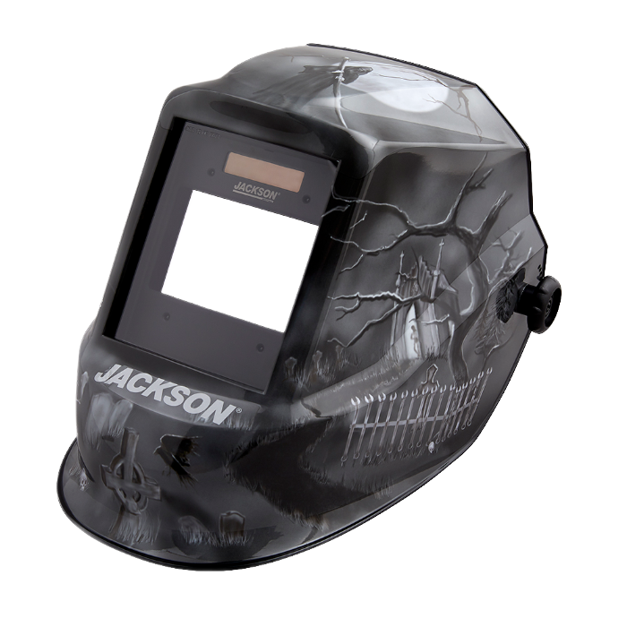 Jackson Safety 6 FEET UNDER, grafisk sveisehjelm, 3/10 ADF, 4 stykker, SJS-47100