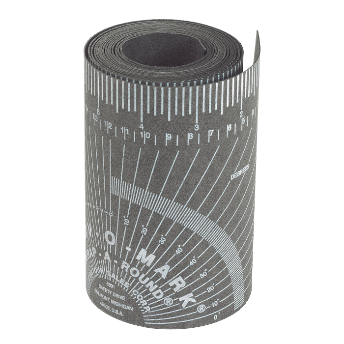 Jackson Safety JS CURV-O-MARK Wrap-a-round-176b/Sort/Large/6′(1,8m), 1 stykke, SJS-J1859