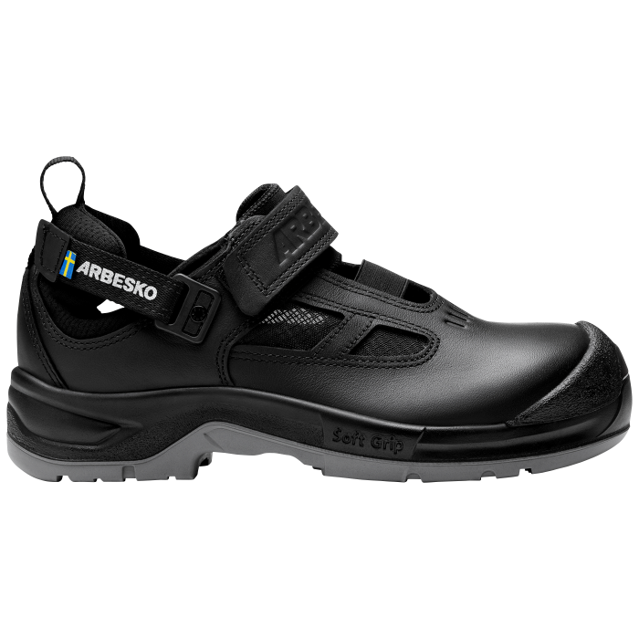 Arbesko Vernesandal – Luftig, Justerbare Stropper (Svart, 1 Par), SSK-872