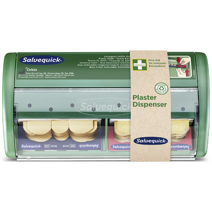 Cederroth Plasterautomat – Hygienisk Dispensering (077100360, 1 Stykk)