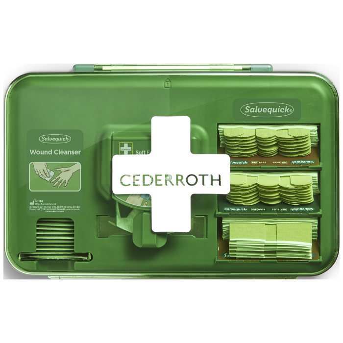 Cederroth Sårbehandling Dispenser – Praktisk Førstehjelp (077105007, 1 Sett)