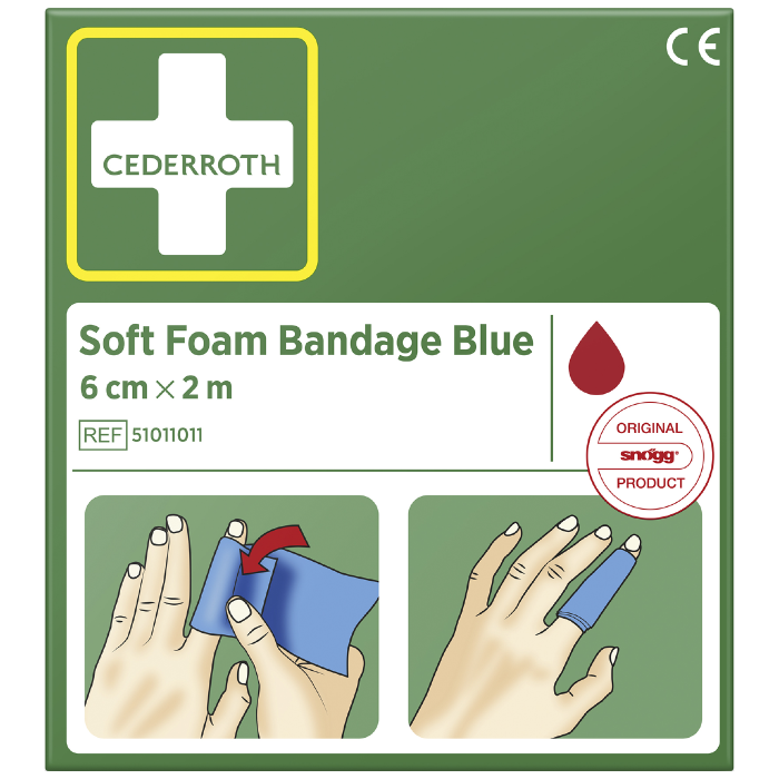 Cederroth Soft Foam Bandasje – Fleksibel (1 Boks), SSK-784