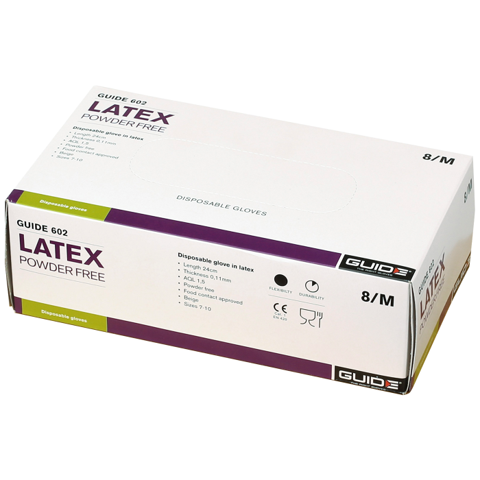 Guide Engangshanske – Fleksibel og sterk (223535733, Beige, 10 PAR, størrelse-7)