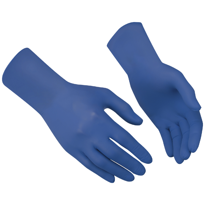 Guide Engangshansker – Kjemikaliebeskyttelse (Blå, 10 Par, Størrelse 7–11), SSK-987