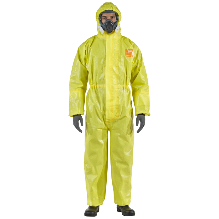 Ansell AlphaTec Korttidsdress – Kjemikaliebeskyttelse (Gul), SSK-830